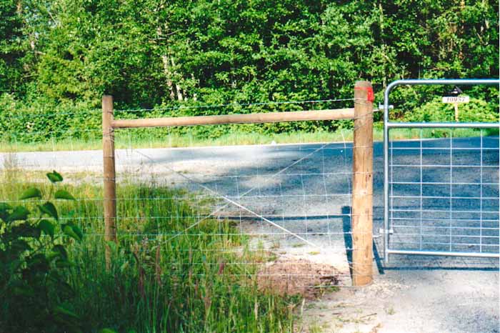 Custom wood fence design 4