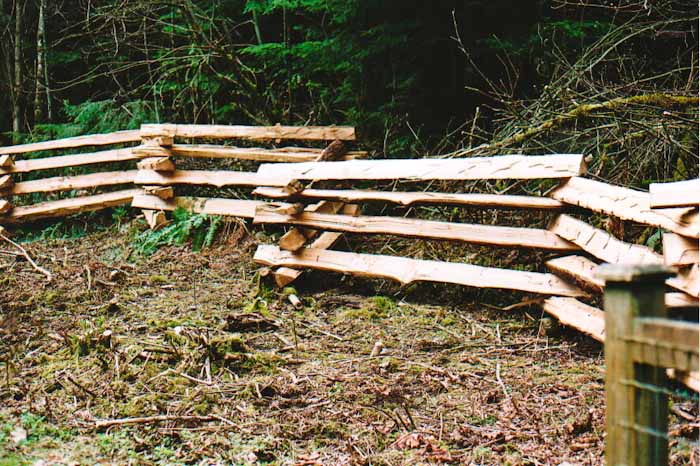 Custom wood fence design 7