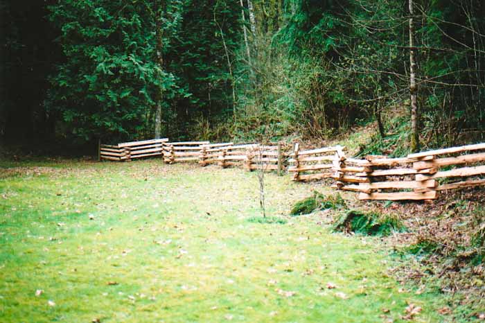 Custom wood fence design 8