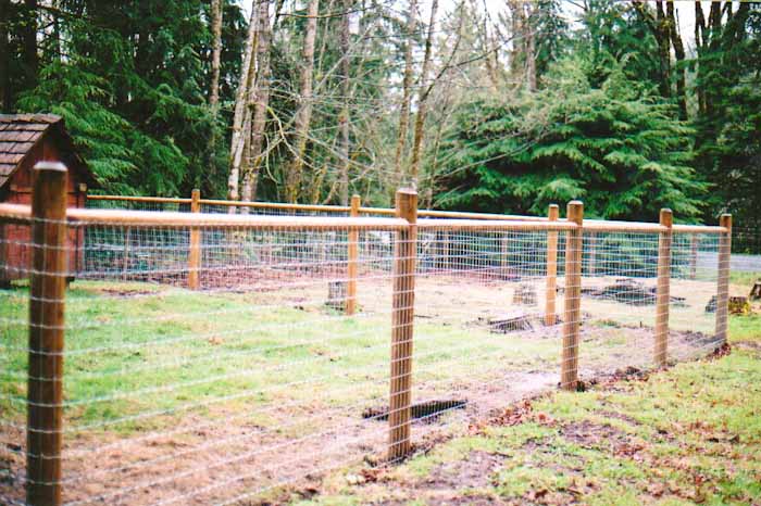 Custom wood fence design 13